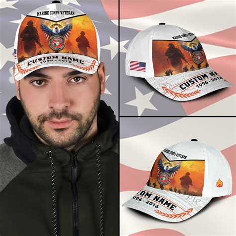 US Marine Corps, E 3 Marines Lance Corporal - Classic Cap - Proud US ...