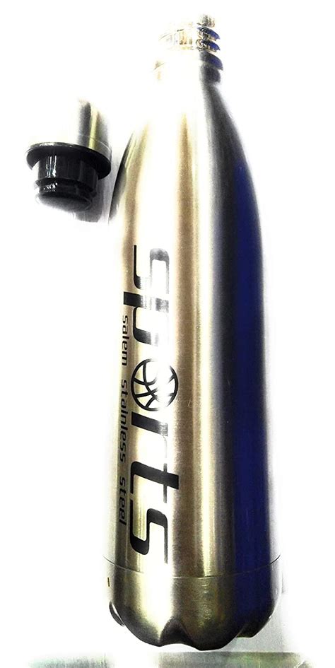 Sports Stainless Steel Fridge Water Bottle (1 L/1000ml) : Amazon.in ...