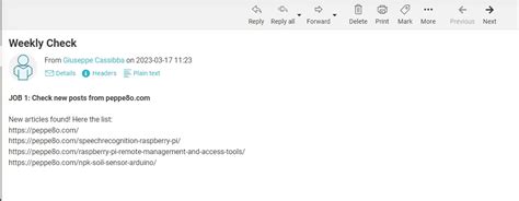 Raspberry Pi SendEmail 的图像结果