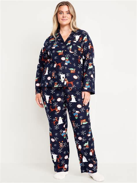 Flannel Pajama Set for Women | Old Navy