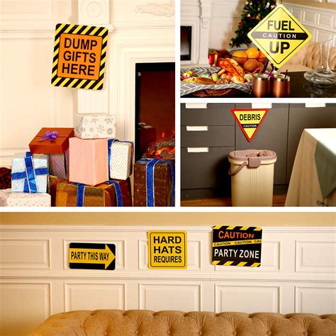 Blulu Party Decorations, Laminated Signs, Theme Party Signs, Paper ...