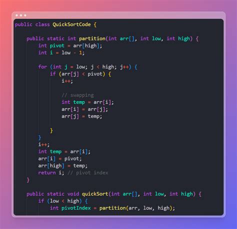 Quick Sort Example DSC 的图像结果