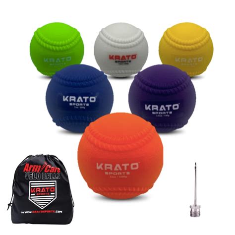 Buy P Baseball Training Ball Set - 6 Different Weighted Options for ...