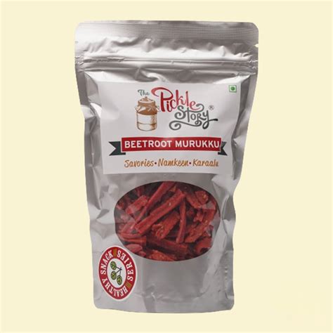 The Pickle Story - Beetroot Murukku - 100 Grams, Pack of 2 (100 Grams X ...