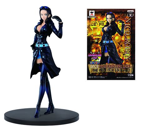Buy Banpresto One Piece 6.3-Inch Film Gold Nico Robin DXF Sculpture ...