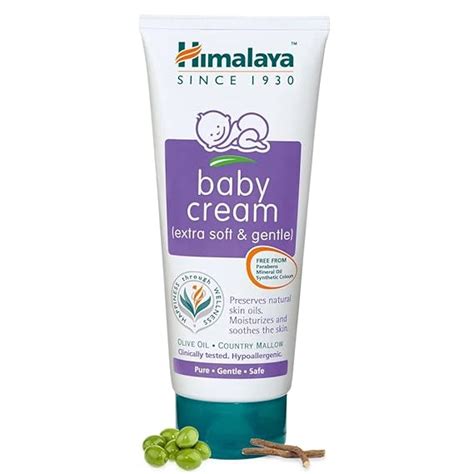 Buy Himalaya Baby Cream, Face Moisturizer & Day Cream, For Dry Skin ...