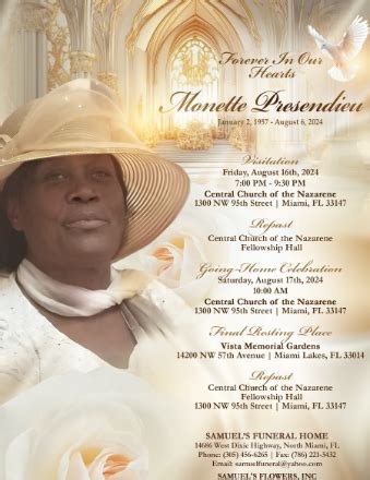 MONETTE PRESENDIEU Obituary - 2024 - Samuels Funeral Home