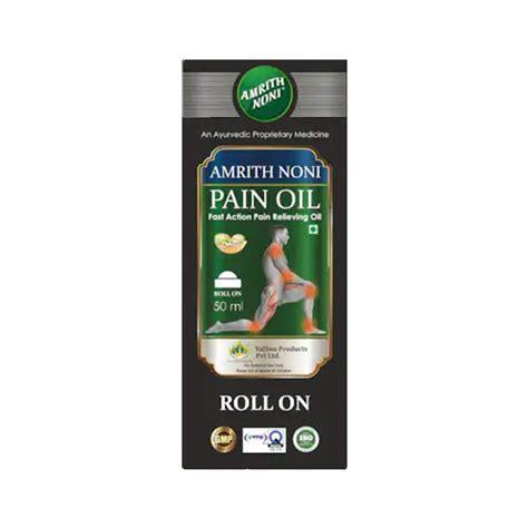 Amrith Noni Pain Oil Roll On (50ml) – Ms.Val – AyuSadhya