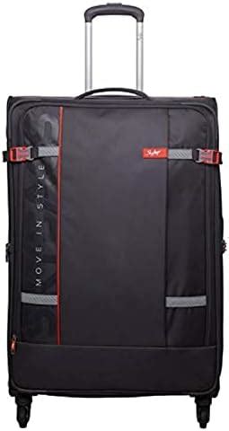 Skybags Polyester Solid Pattern Snazzy 4W Exp Strolly Trolley Bag With ...