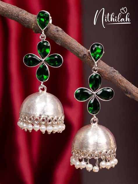 Buy Jhumkas Online For Women | Bridal Gold Jhumkas Design – Nithilah
