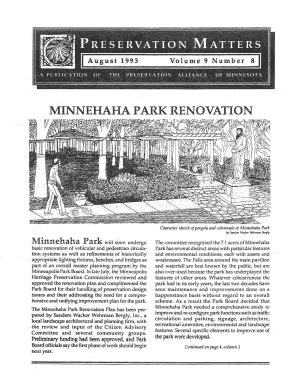 Fillable Online mnpreservation MINNEHAHA PARK RENOVATION Chilracter ...