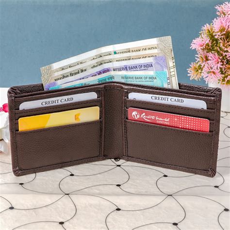 Personalized Textured Wallet For Men