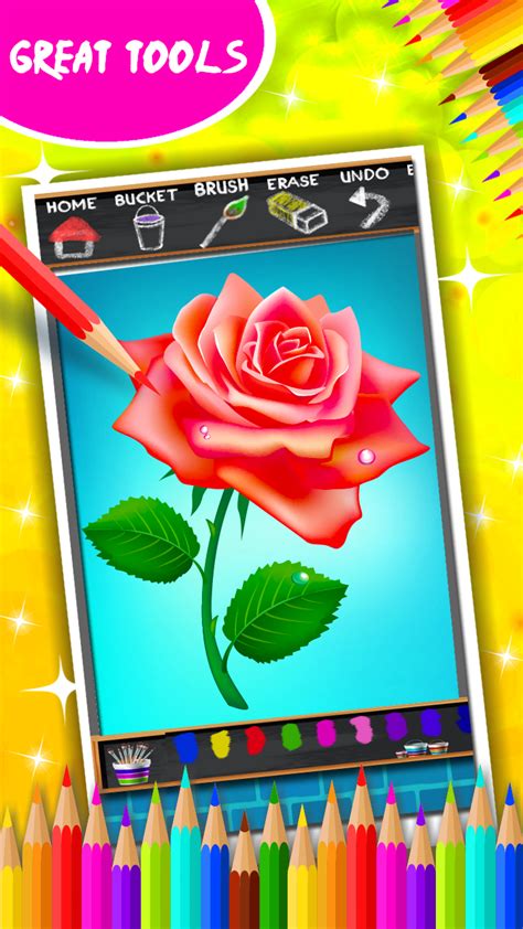 Roses Coloring Book - App on Amazon Appstore