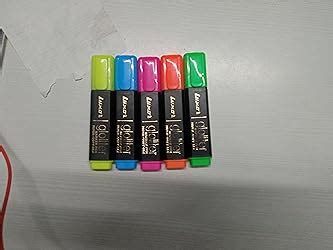 Luxor 886 N Highlighters - Set Of 5, Multicolor : Amazon.in: Office ...
