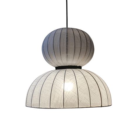 White Lampshade | Soft Texture Pendant Lights By Black Steel – The ...