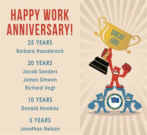 5 Year Anniversary at Work 的图像结果