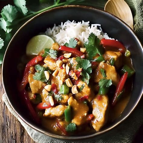 Irresistible Thai Peanut Chicken Stir-Fry