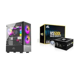 Amazon.in: Buy Ant Esports Glass ICE-100 Mid-Tower Computer Case/Gaming ...