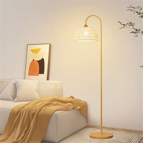 Rattan Arch Floor Lamp – Vakkerlight