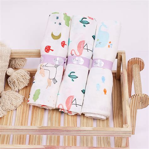 Baby Swaddle Wrap Organic Muslin cotton - 100x100 cm - Pack of 3 - Uni ...