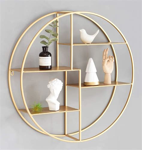 Buy LITA Wrought Iron Wall Shelf Sofa Background Wall Decoration Metal ...