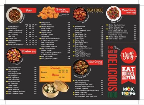 Menu at Wok & Chops - Pan Asian Food, Bengaluru