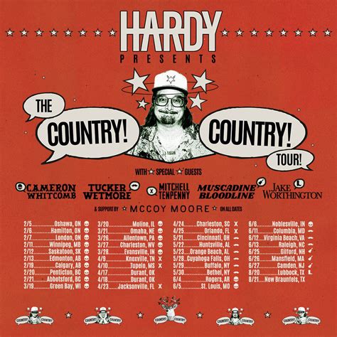HARDY Announces 'Country! Country! Country! Tour!" - Pollstar News