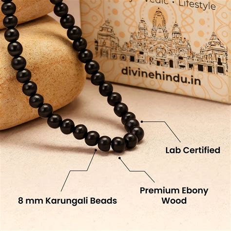 Buy Karungali Malai Original & Karungali Beads - Divine Hindu
