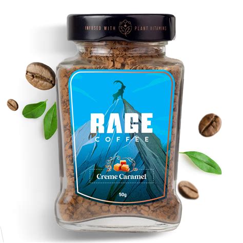 Buy RAGE COFFEE Creme Caramel - Flavored Instant Coffee Powder for both ...