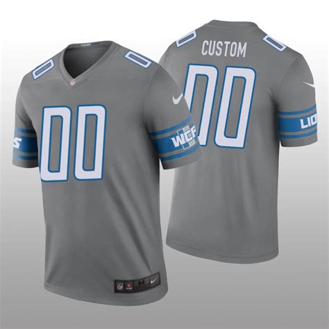 Detroit Lions Amon-Ra St. Brown Steel Jersey Color Rush Legend – Women ...