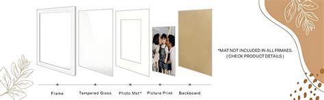 Dev Aastha A4 Size Wall Hanging Photo Frame Set | Rectangular Frames ...