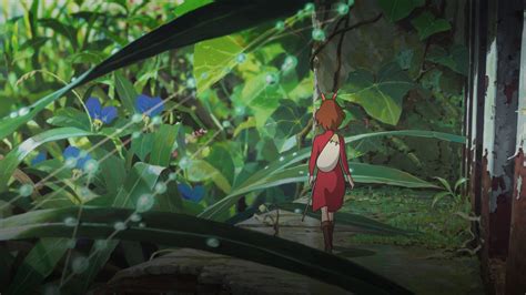 Arrietty in the Garden - The Secret World HD Wallpaper
