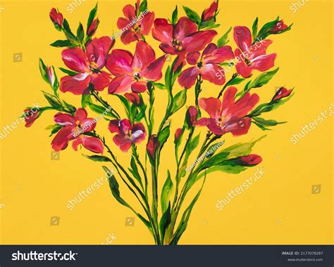 Simple Oil Painting Flowers