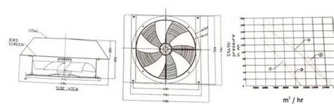 Roof Extractor Fans - Roof Extractor Axial Low Profile 500-4E ...