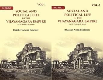 Social and Political Life in the Vijayanagara Empire (A.D. 1346-A.D ...