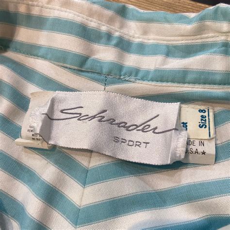 80s sax blue and white stripe shirt dress | LEMON
