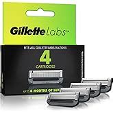 Buy Gillette Labs Shaving Blades for Men Pack of 2 Cartridges Online at ...