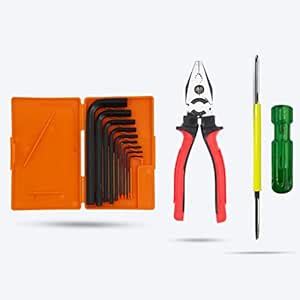 Hillgrove HGCM284M1 9 Pieces Full Hex Allen Key Kit with 2in1 ...