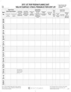 Boys' Life Troop Program Planning Chart - Fill Out, Sign & Share Online ...