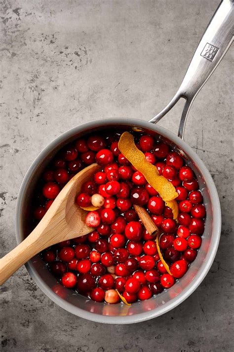 Homemade Cranberry Sauce With Orange Recipe