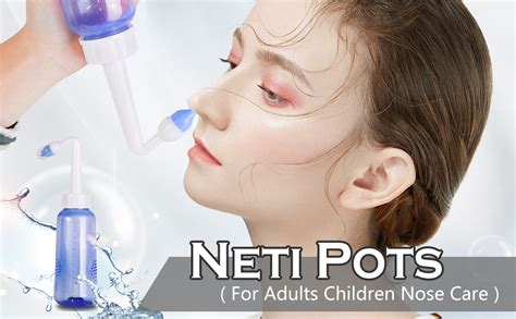 REHTRAD 300ml Jal Neti Pots，Nasal Cleaner，Nasal wash System Nose Wash ...
