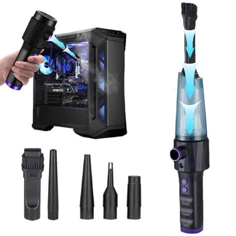 Limpador de Ar Comprimido - Limpador de Ar Elétrico Ajustável em 3 ...