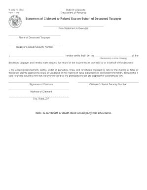 LA R-6642 2002 - Fill out Tax Template Online
