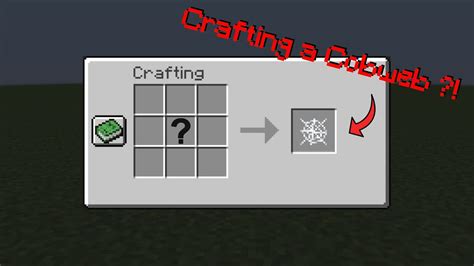 Image result for How to Convert Cobweb to String in Minecraft
