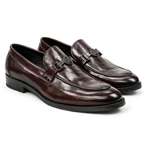 PREMIUM BROWN LEATHER FORMAL LOAFERS FOR MEN – MERCYCLASSIX