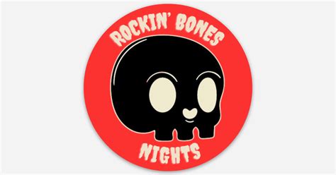 RockinBonesSticker by Daniele Joshua | Die cut stickers | Sticker Mule ...