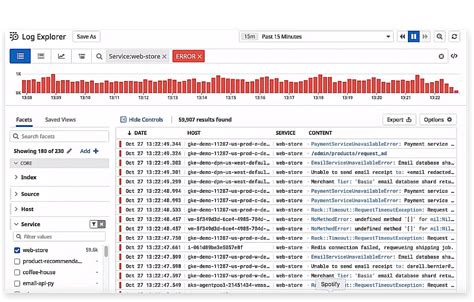 Datadog Log Management 的图像结果