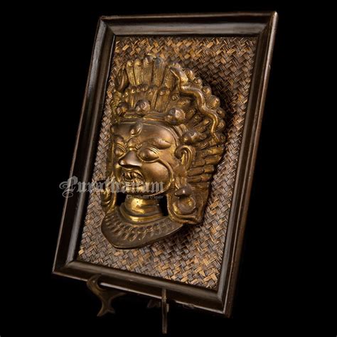 Bhairava Mask - Brass – Purathanamstore