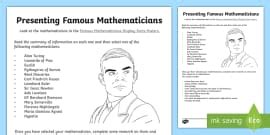 Who are Famous Mathematicians? - Answered - Twinkl Teaching Wiki