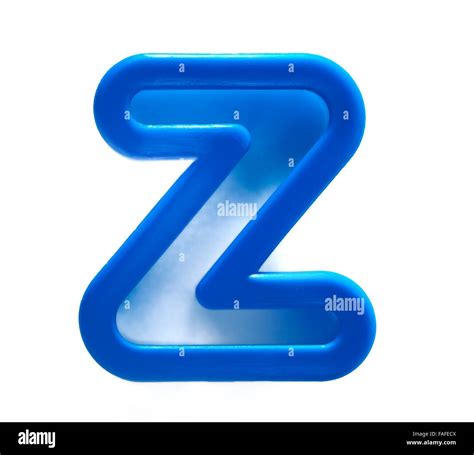 Blue Letter Z Cut Out Stock Images & Pictures - Alamy
